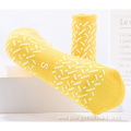 Hospital disposable single tread custom logo crew socks